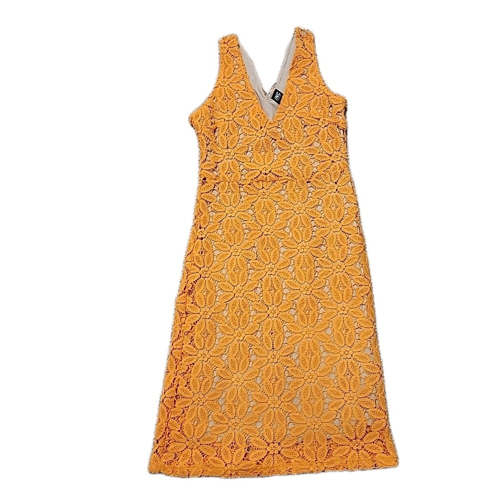INC‎ International Concepts Mango Crochet Lace Overlay Dress XS 100188889MS